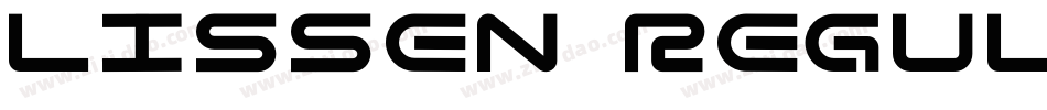 Lissen Regular字体转换